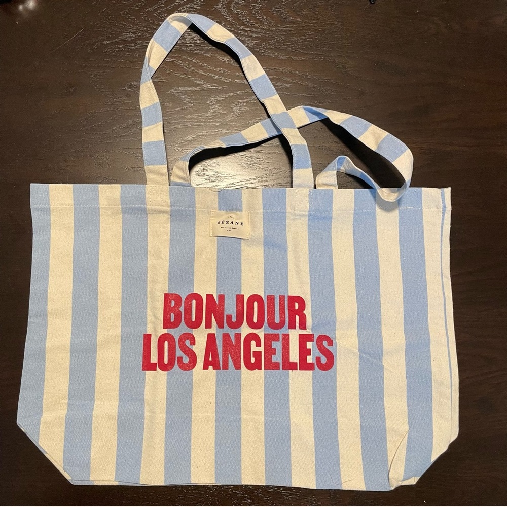 Sezane Bonjour LA Tote